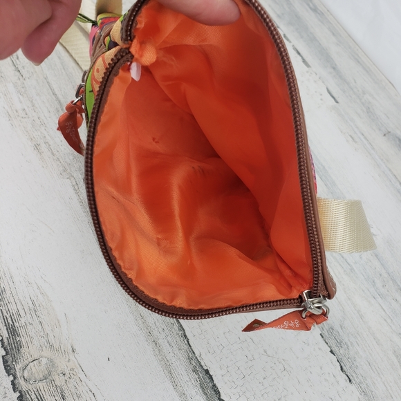 Lily Bloom crossbody handbag purse fruit purse colorful pocket zip - Picture 6 of 6